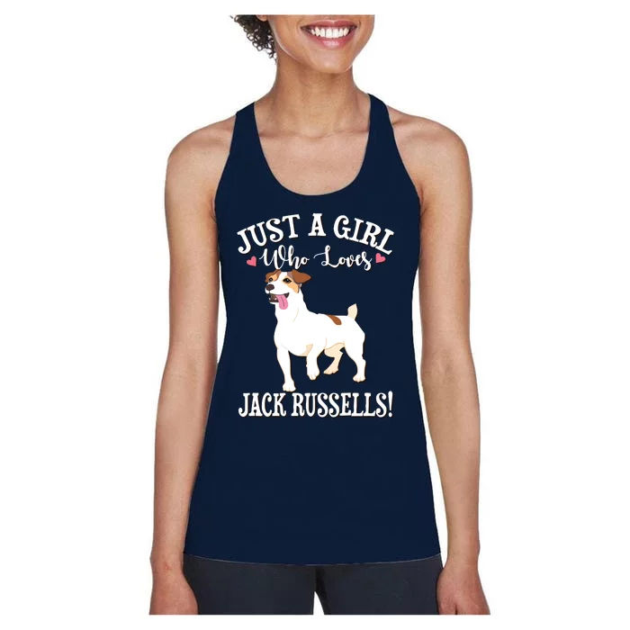 Jack Russell Women's Racerback Tank