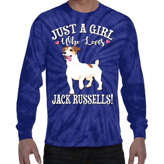 Jack Russell Tie-Dye Long Sleeve Shirt