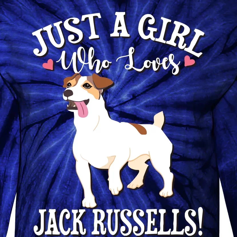 Jack Russell Tie-Dye Long Sleeve Shirt