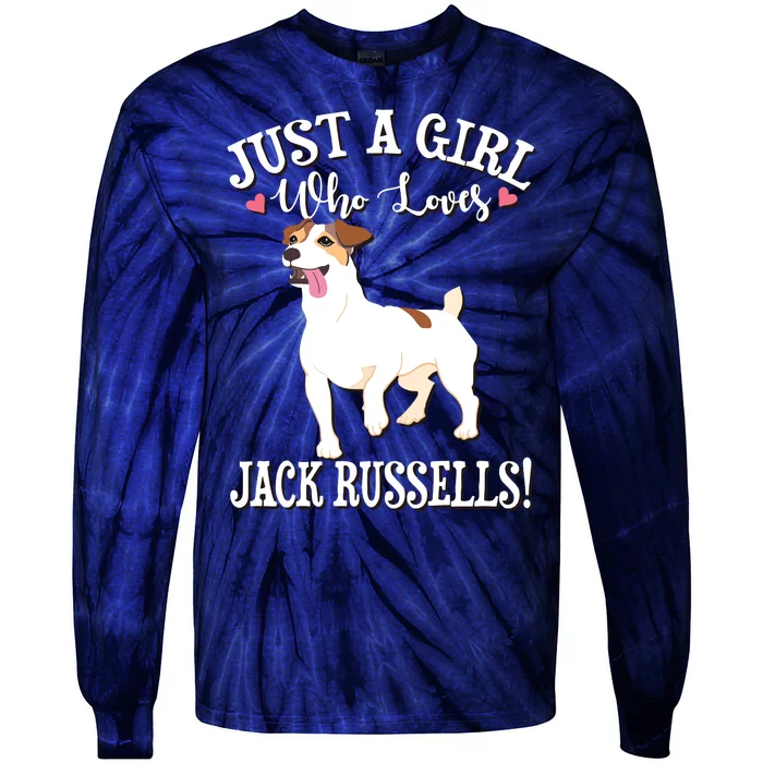 Jack Russell Tie-Dye Long Sleeve Shirt