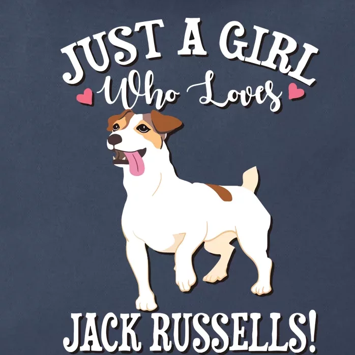 Jack Russell Zip Tote Bag