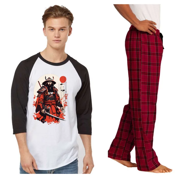 Japanese Ronin Raglan Sleeve Pajama Set