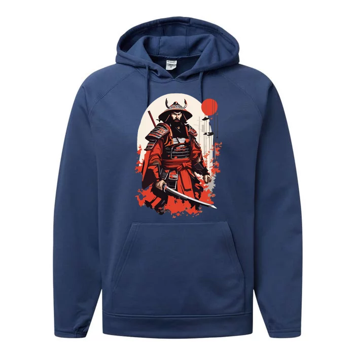 Japanese Ronin Performance Fleece Hoodie