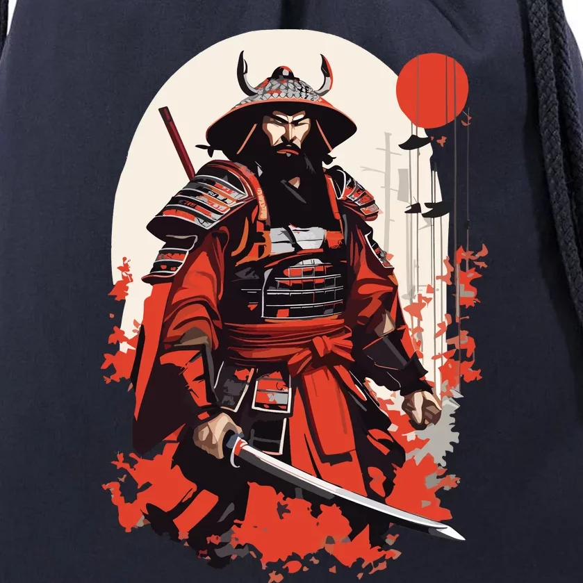 Japanese Ronin Drawstring Bag