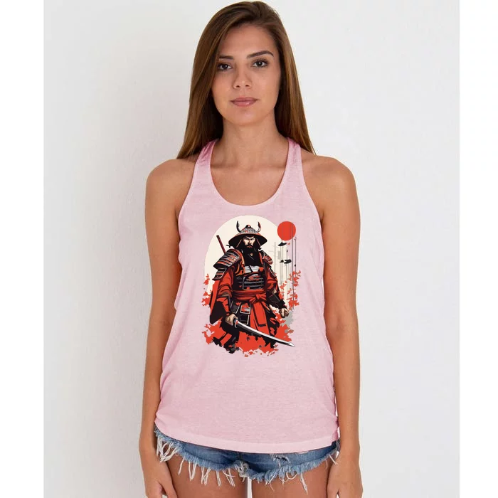 Japanese Ronin Women's Knotted Racerback Tank