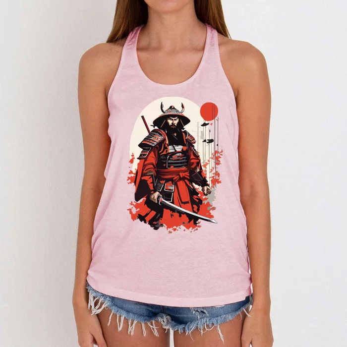 Japanese Ronin Women's Knotted Racerback Tank