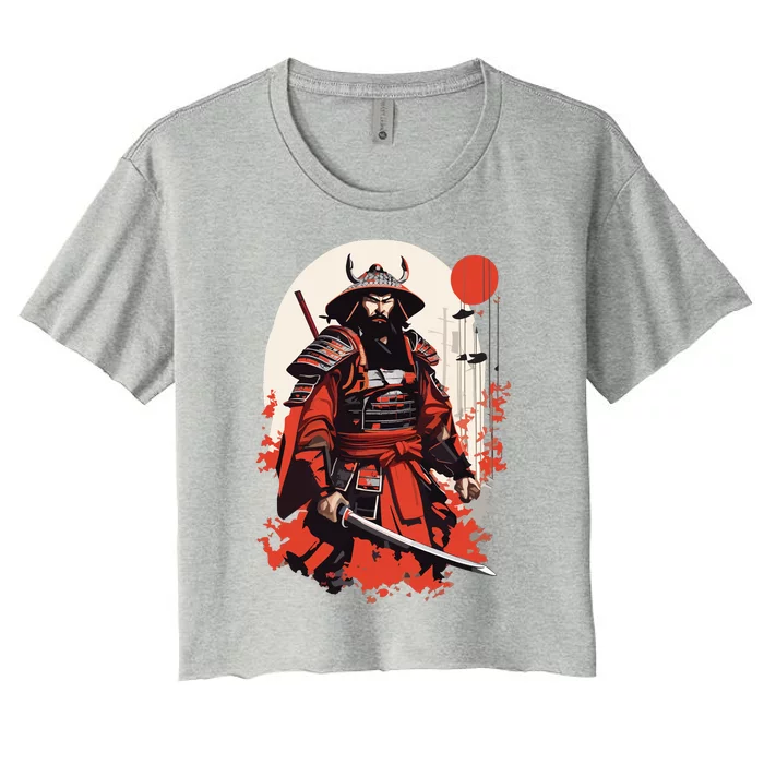 Japanese Ronin Women's Crop Top Tee