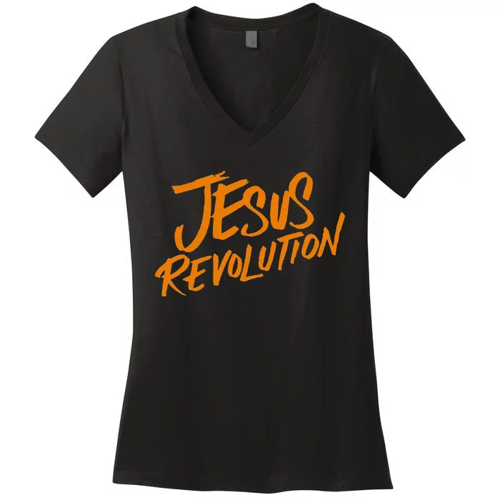 Jesus Revolution Women's V-Neck T-Shirt