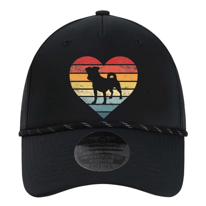 Jack Russell Lover Owner Gifts Retro Sunset Dog Mom Dad Performance The Dyno Cap