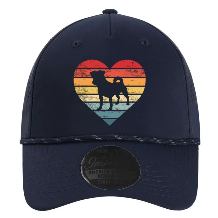 Jack Russell Lover Owner Gifts Retro Sunset Dog Mom Dad Performance The Dyno Cap