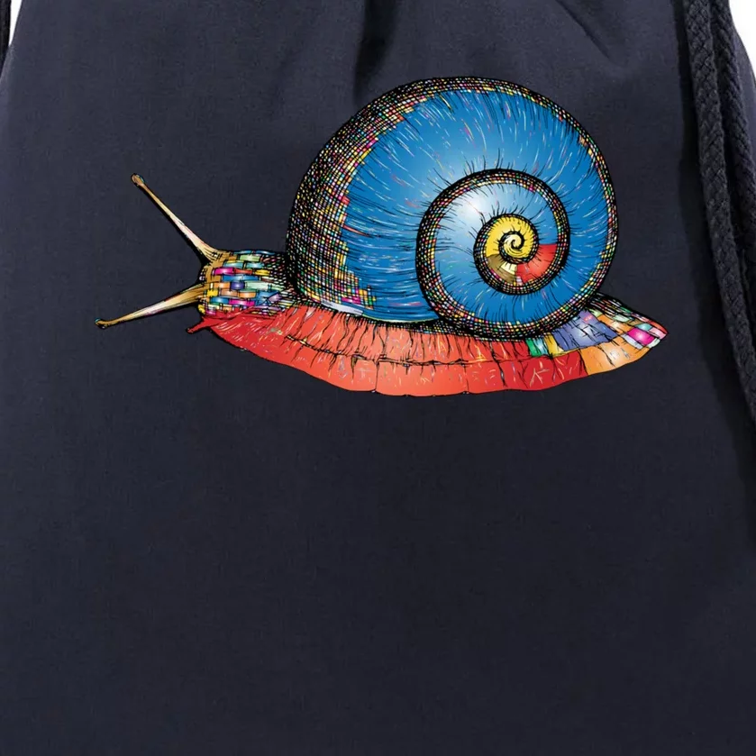 Just Really Like Snails Snail Lover Great Gift Drawstring Bag