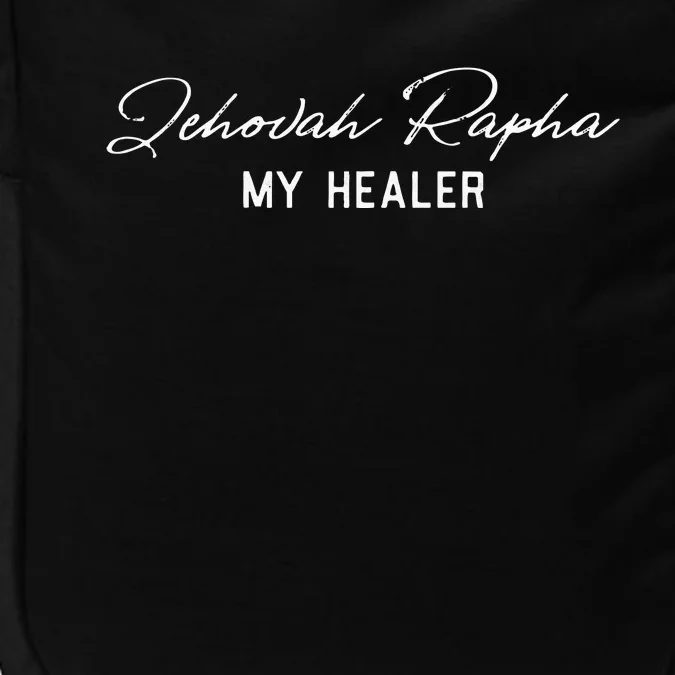 Jehovah Rapha My Healer Exodus 1526 Christian Faith Healing Impact Tech Backpack