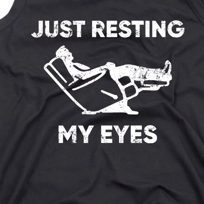 Just Resting My Eyes Tank Top