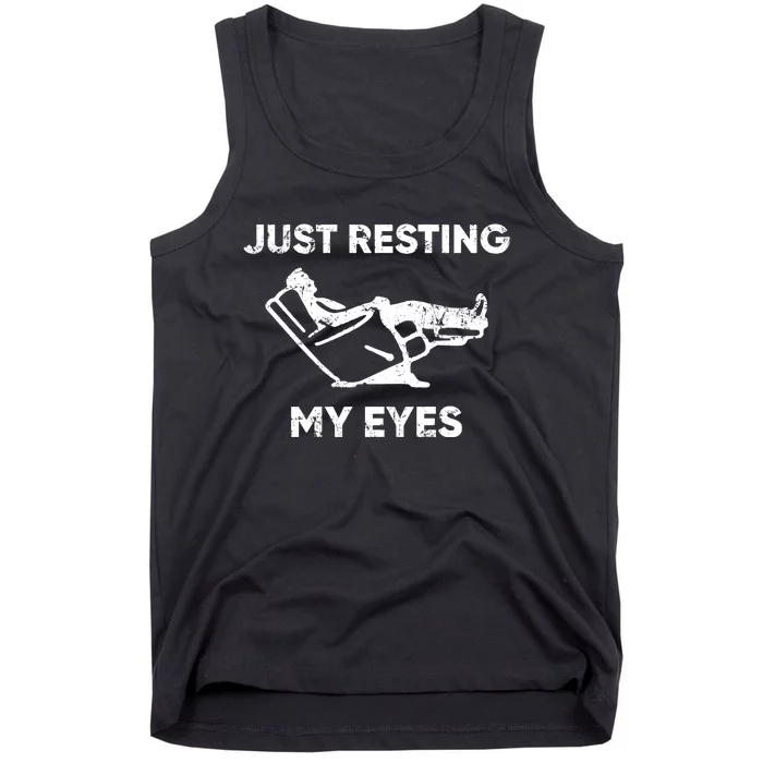 Just Resting My Eyes Tank Top