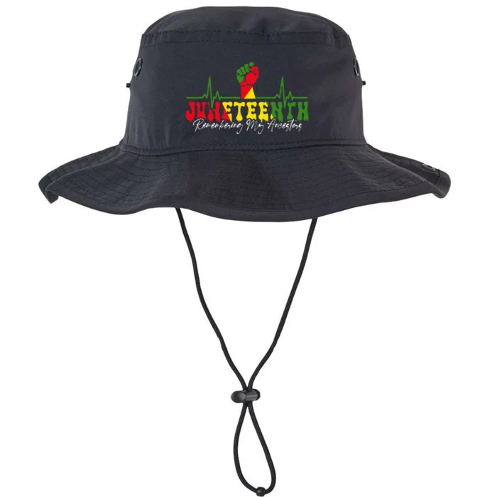 Juneteenth Remembering My Ancestors 2024 Legacy Cool Fit Booney Bucket Hat