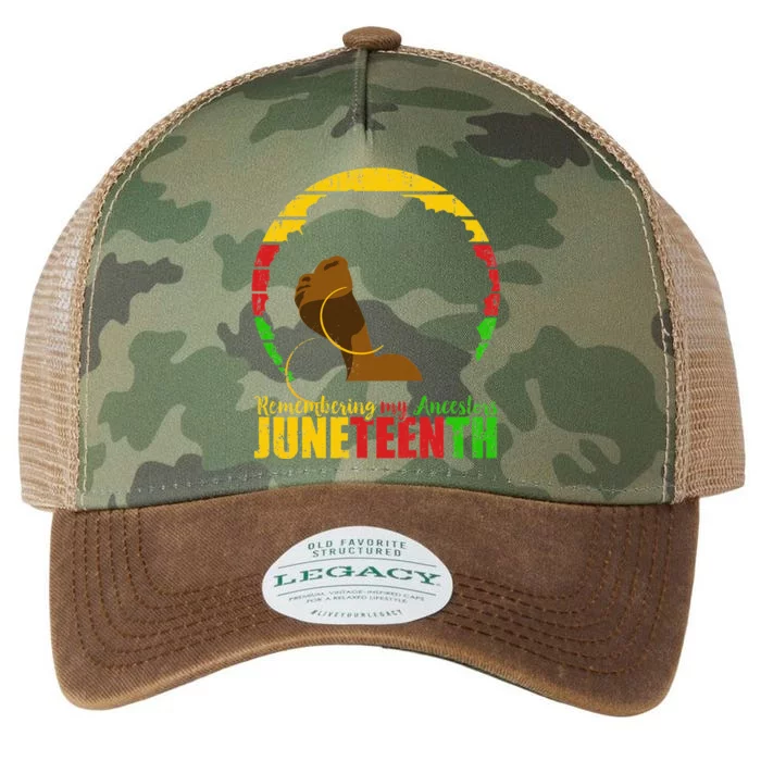 Juneteenth Remembering My Ancestors Black Freedom Legacy Tie Dye Trucker Hat