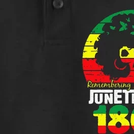 Juneteenth Remembering My Ancestors Black Freedom Dry Zone Grid Performance Polo