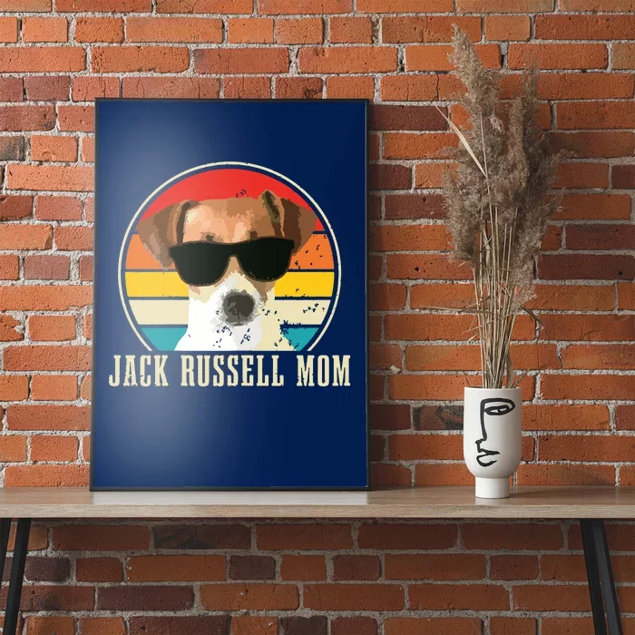 Jack Russell Mom Funny Dog Vintage Jack Russell Terrier Poster