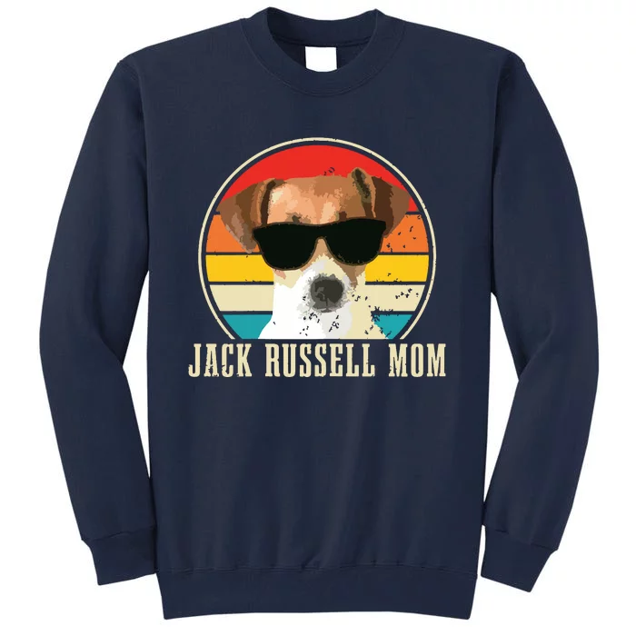 Jack Russell Mom Funny Dog Vintage Jack Russell Terrier Tall Sweatshirt