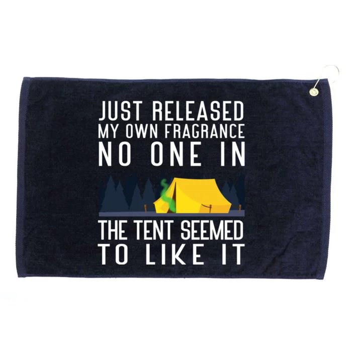 Just Released My Own Fragrance Funny Camping Lover Camper Gift Grommeted Golf Towel