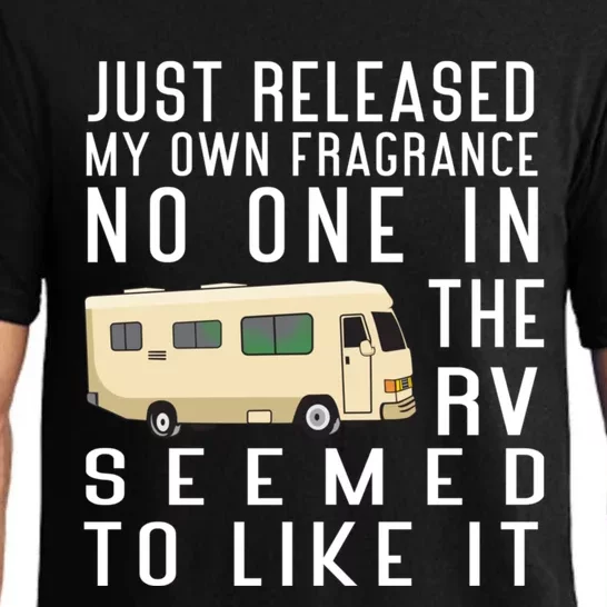 Just Released My Own Fragrance Funny Camping Lover Rv Camper Gift Pajama Set