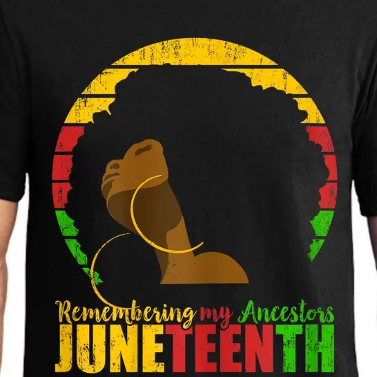 Juneteenth Remembering My Ancestors Black Freedom Pajama Set