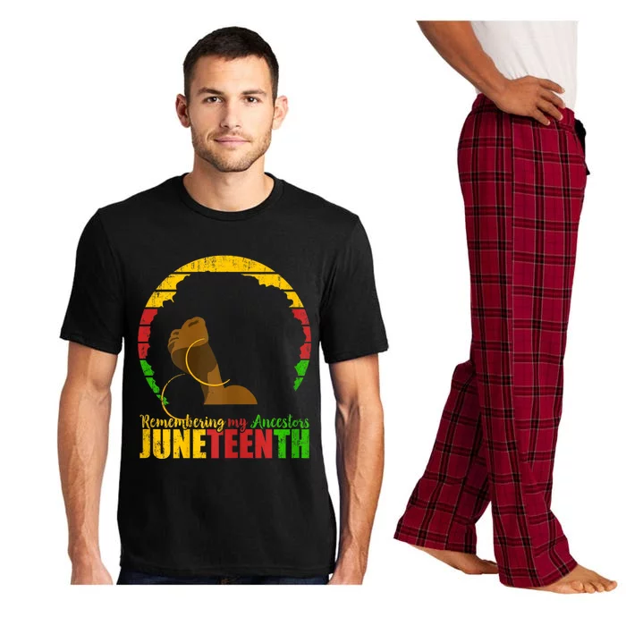 Juneteenth Remembering My Ancestors Black Freedom Pajama Set