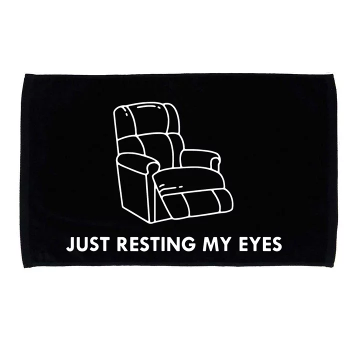 Just Resting My Eyes Microfiber Hand Towel