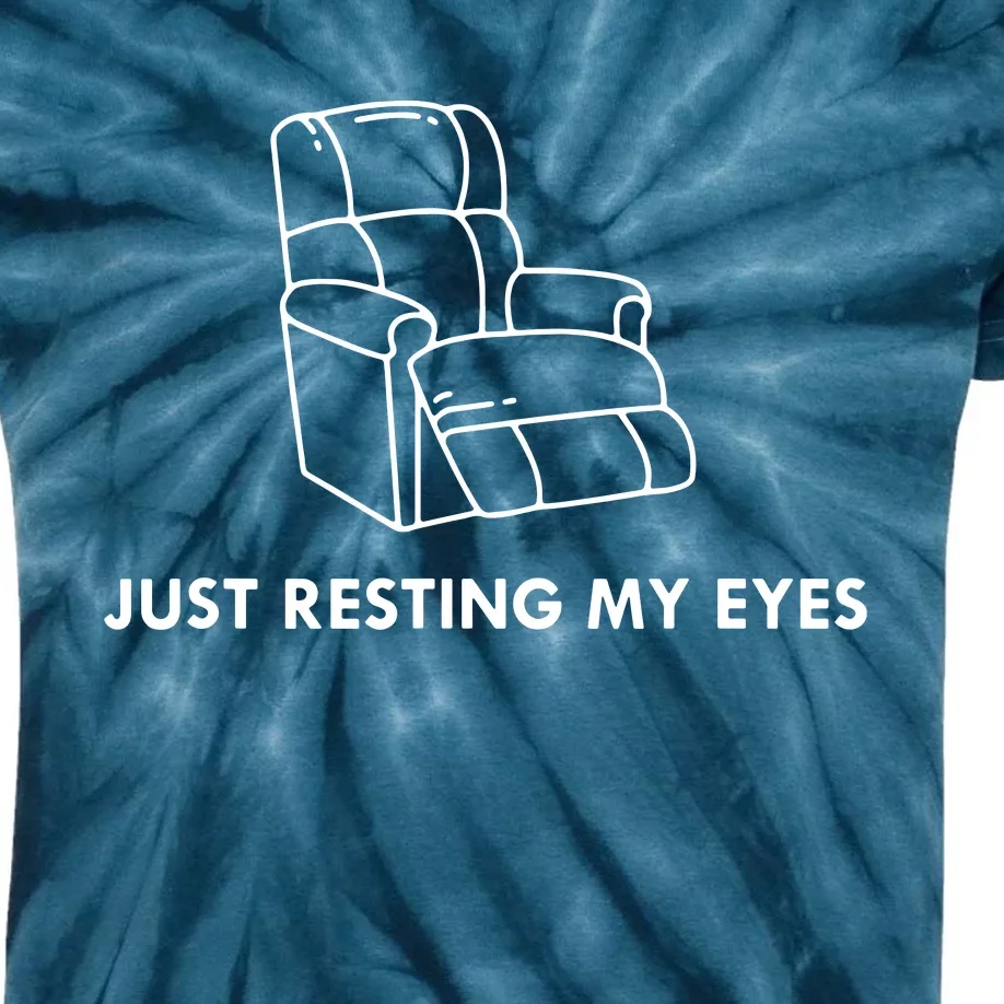 Just Resting My Eyes Kids Tie-Dye T-Shirt