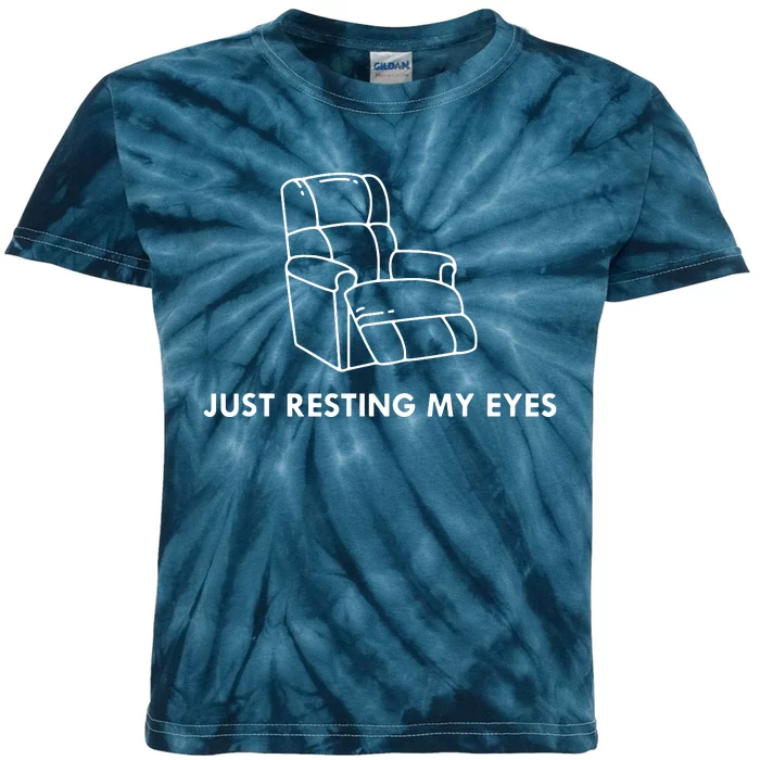 Just Resting My Eyes Kids Tie-Dye T-Shirt