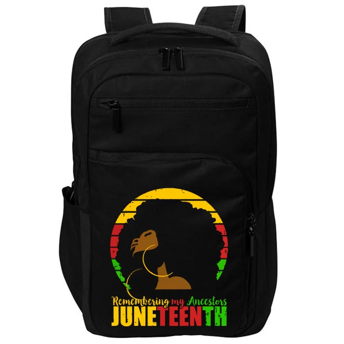 Juneteenth Remembering My Ancestors Black Freedom Impact Tech Backpack