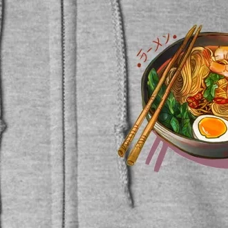 Japanses Ramen Noodles Bowl Full Zip Hoodie