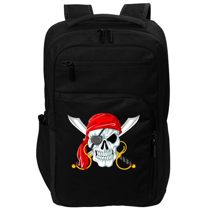 Jolly Roger Pirate Skull Impact Tech Backpack