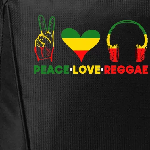 Jamaica Rastafarian Peace Love Reggae Music Rasta City Backpack