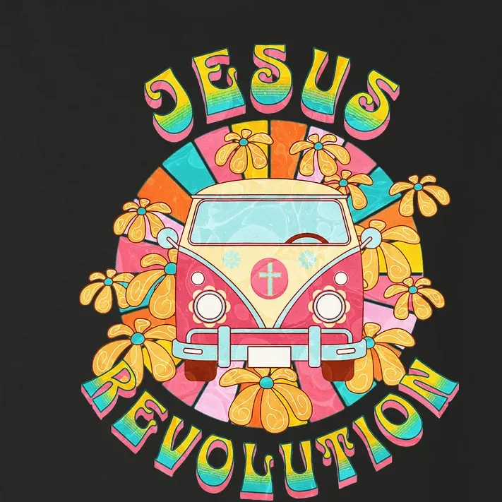 Jesus Revolution People Retro Van Bus Christian Faith Toddler Long Sleeve Shirt