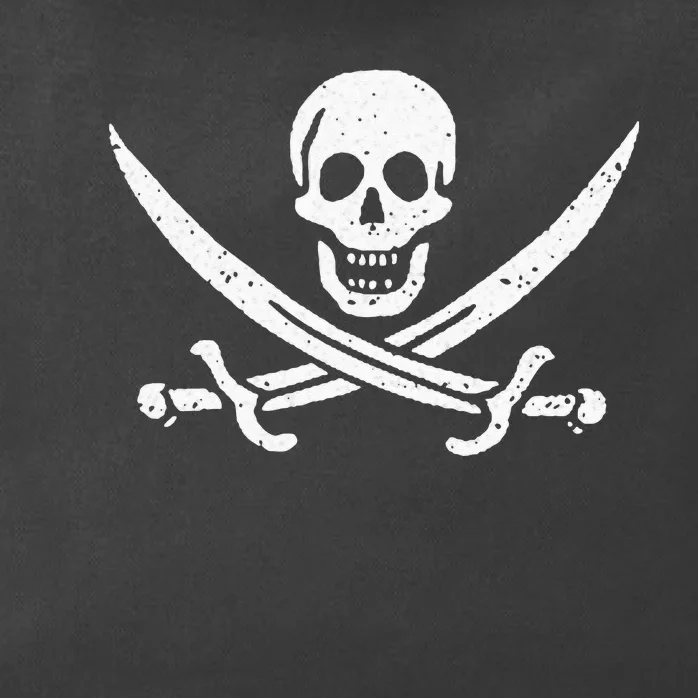 JOLLY ROGER PIRATE FLAG CALICO JACK Zip Tote Bag