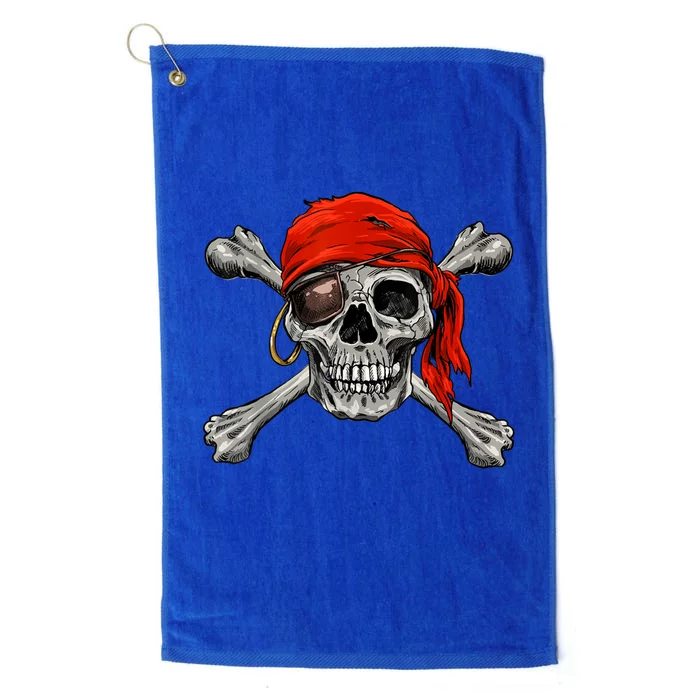 Jolly Roger Pirate Skull & Crossbones Halloween Platinum Collection Golf Towel