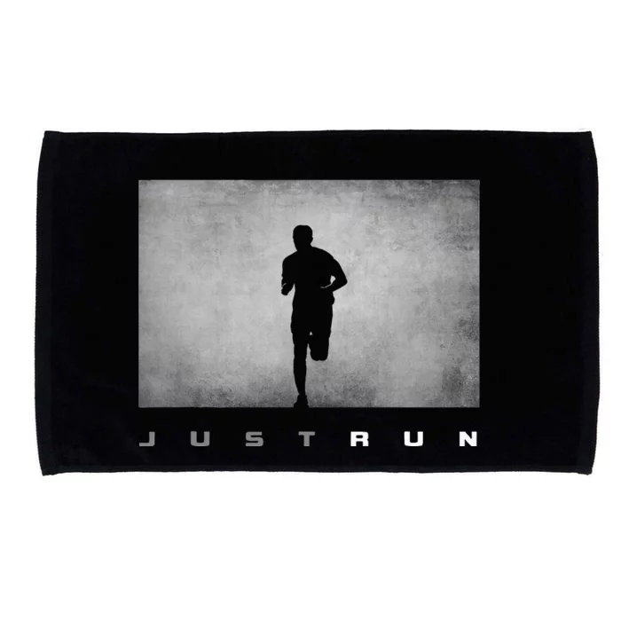 Just Run Running Runner Microfiber Hand Towel