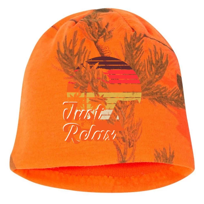 Just Relax Retro Sunset Vacation Kati - Camo Knit Beanie