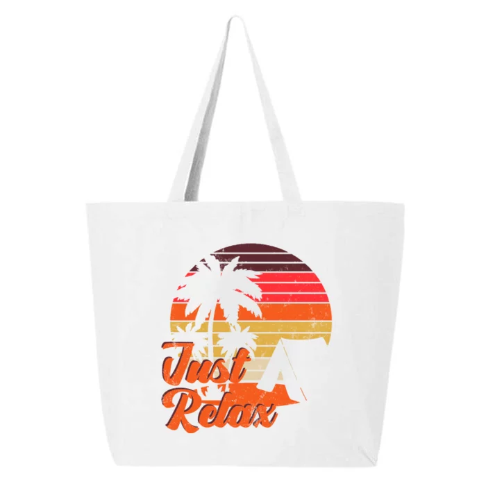 Just Relax Retro Sunset Vacation 25L Jumbo Tote