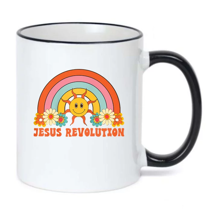 Jesus Revolution Raglan Baseball Black Color Changing Mug