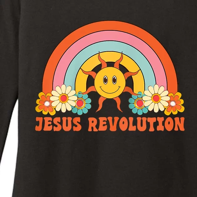 Jesus Revolution Raglan Baseball Womens CVC Long Sleeve Shirt