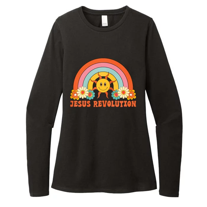 Jesus Revolution Raglan Baseball Womens CVC Long Sleeve Shirt