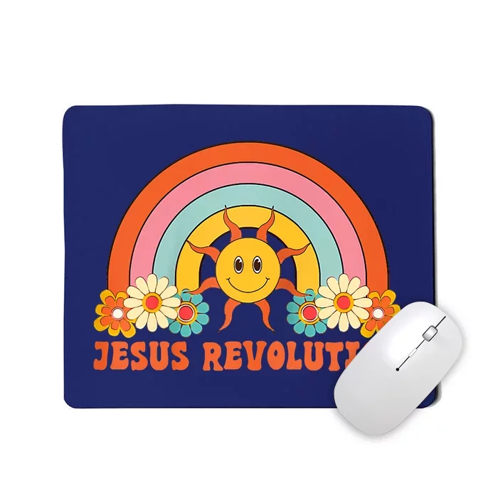 Jesus Revolution Raglan Baseball Mousepad