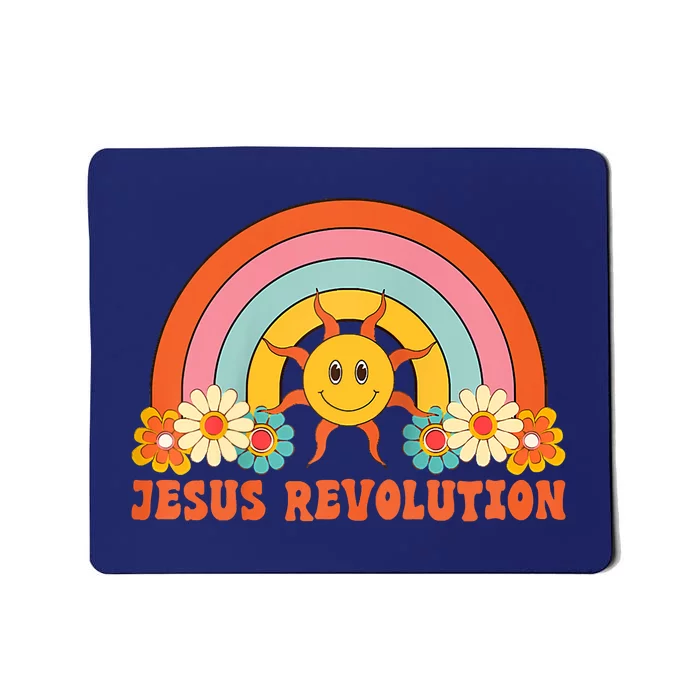 Jesus Revolution Raglan Baseball Mousepad