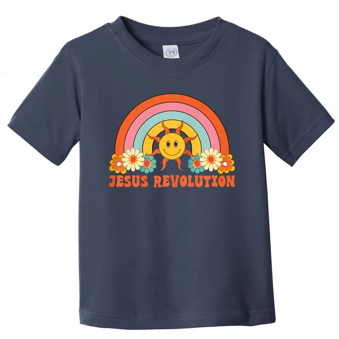 Jesus Revolution Raglan Baseball Toddler T-Shirt