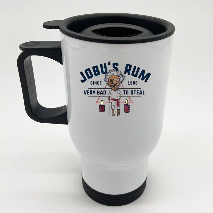 Jobu's Rum Since 1989 Very Bad To Steal Mad Man Front & Back Stainless Steel Travel Mug