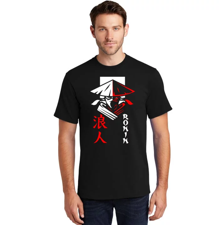 Japanese Ronin Samurai Warrior Bushido Tall T-Shirt