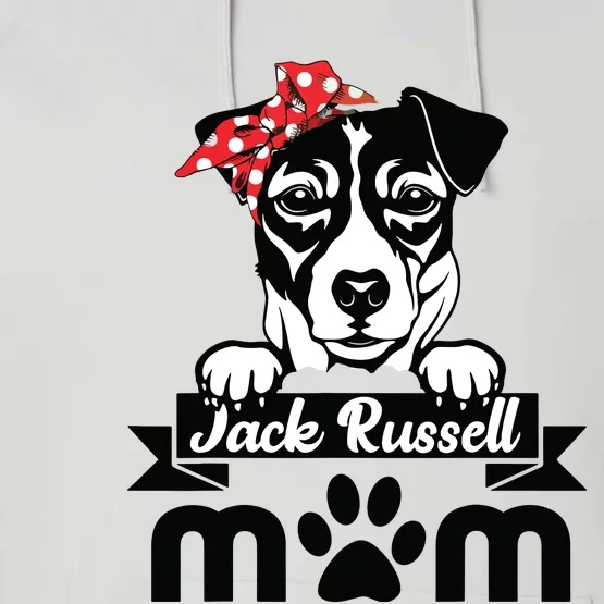 Jack Russell Terrier Mom Mothers Day Gift Dog Lover Performance Fleece Hoodie