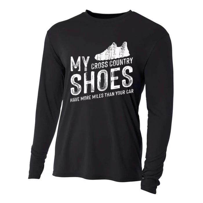 Just Run Tee XC Runner Cross Country Runners Training Cooling Performance Long Sleeve Crew